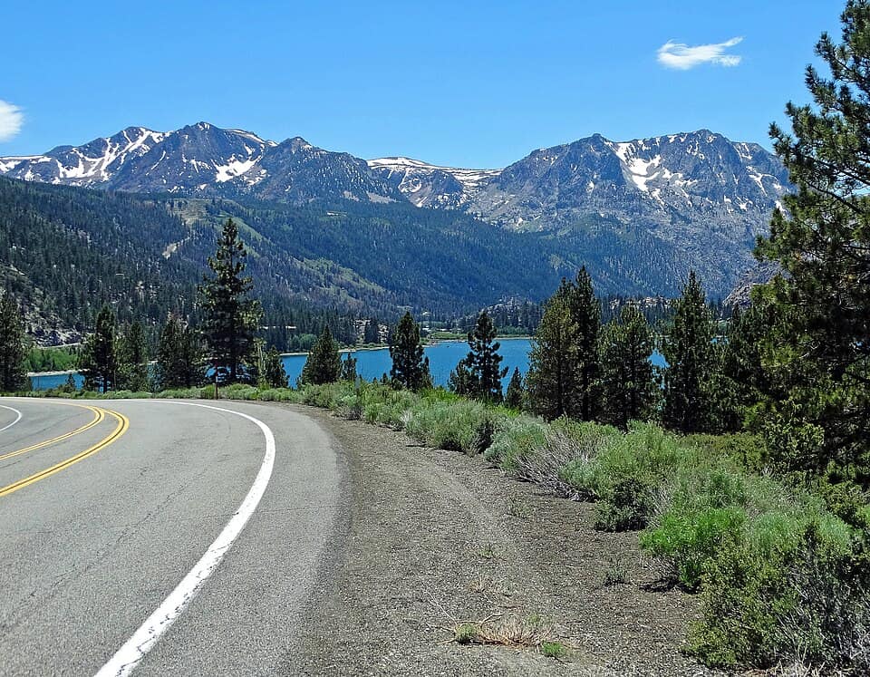 Road to June Lake, Sierra Nevada, CA 2016