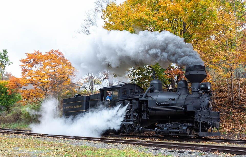 Cass Scenic Railroad No. 4 Full Smoke Ahead! - October 2020
