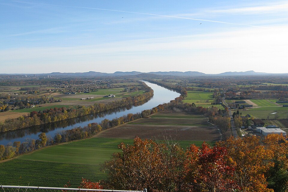 View south from Sugarloaf Mountain, Deerfield MA