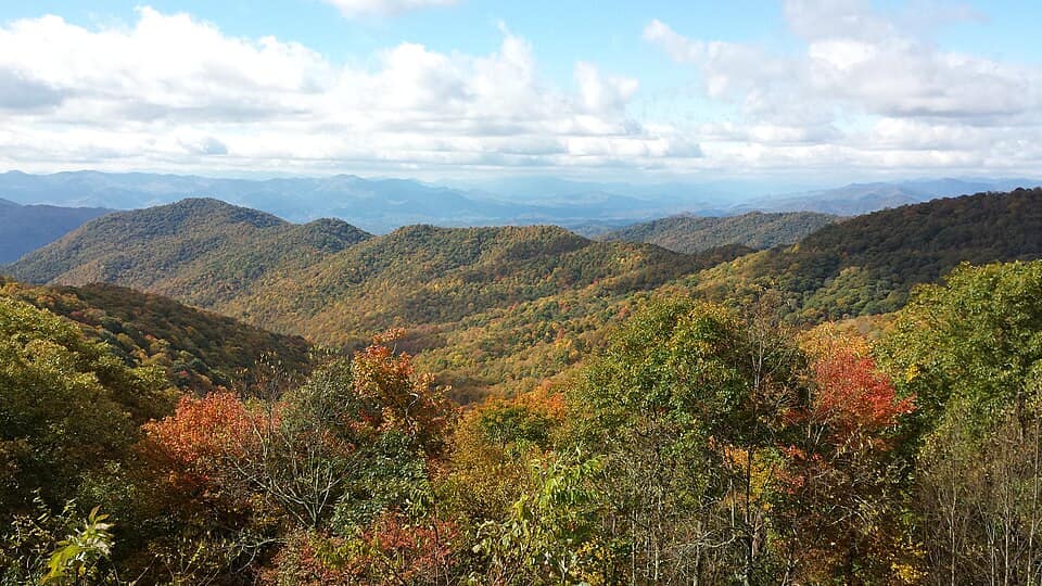 Autumn along Blue Ridge Parkway