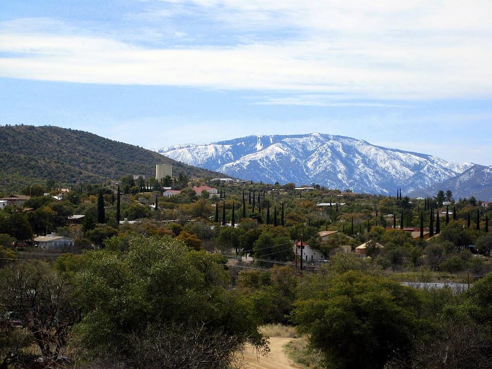 View of Oracle, AZ looking south - Mt. Lemmon in background
